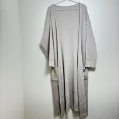 【GRL】グレイル ベージュ ニット ロングカーディガン