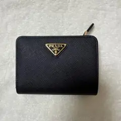PRADA 財布「並行輸入品」 プラダ 二つ折り財布 レディース サフィアーノ トライアングル