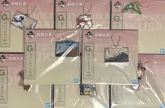 一番くじ 葛飾北斎 ラバーチャーム 全8種 コンプリート