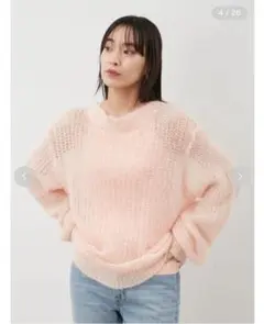 Mila Owen タンクSETローゲージモヘアルーズプルオーバー