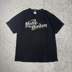 ハーレーダビッドソン　tシャツ usa製　両面デザイン　ユニセックス　古着