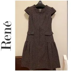 最終極美品Rene tissue36前チャックワンピースのサムネイル