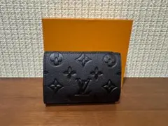 Louis Vuitton モノグラム エンボス レザー 二つ折り財布f