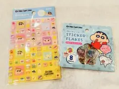 クレヨンしんちゃん＊タイルシール　おはじきシール２点セット