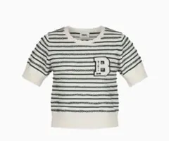 本日限定価格 Bibiy BORDER LOCK KNIT 半袖 ニット 本日限定価格 Bibiy BORDER LOCK KNIT 半袖 ニット - メルカリ