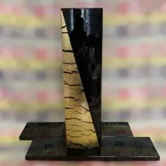 金沢箔芸　金箔の花瓶 金沢金箔工芸品] 四季花生け・花瓶「錦花鳥」（伝統工芸品／送料