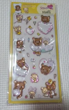 リラックマ ボンボンドロップシール Klairsコラボ