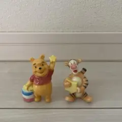 【希少商品】DISNEY SweetGarden 陶器の置物 プーさんと仲間たち
