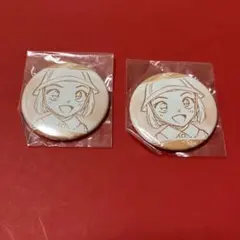 コナンランド　公式アプリ缶バッジ　幼少期シリーズ　鈴木園子　2個