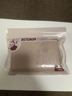 MOOMIN カードが見やすいじゃばら式コンパクト財布 SMOKY PINK