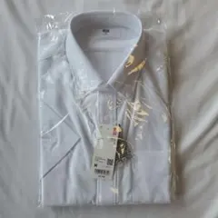 UNIQLO ドライノンアイロンジャージーシャツ 半袖 白 M