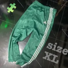 adidas あいみょん　トラックパンツ 常田大輝　グリーン 刺繍　3ライン