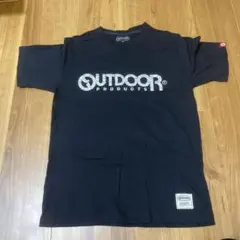 outdoor アウトドア　半袖　ブラック　柄　M 綿　シャツ　tシャツのサムネイル