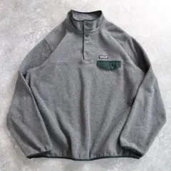 極美品 2021年 Patagonia シンチラスナップT グレーフリースXXL