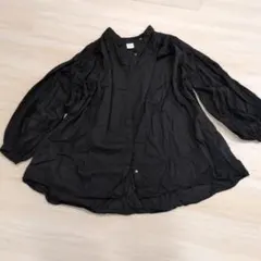 URBAN RESEARCH DOORS 長袖ブラウス ブラックのサムネイル