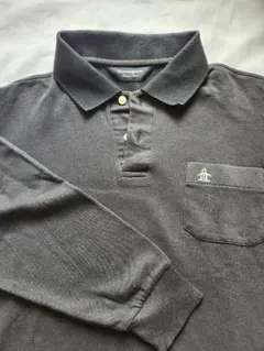 【Munsingwear 】ブラック ポロシャツ/メンズＬ