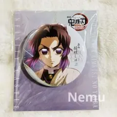 劇場版鬼滅の刃 無限城編 描き下ろしイラスト 75mm飾れる缶バッジ 胡蝶しのぶ