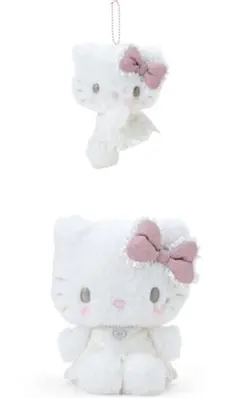希少/レトロ】ハローキティ 天使のぬいぐるみバッジ - メルカリ