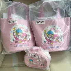 キキララ　一番くじ　ピンクバッグ