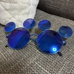 ディズニー サングラス ブルー