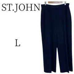 ST.JOHN セントジョン ネイビー カジュアルパンツ Lのサムネイル
