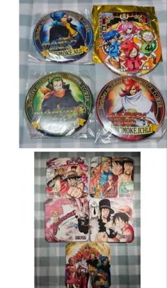 ONE PIECE 缶バッジセット ジェルマ サンジ レイジュ ワンピースタワー