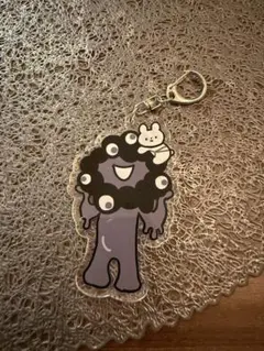 【新品未使用】ミャクミャクきっこうちゃんアクリルキーホルダー ブラック
