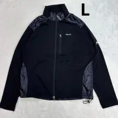 マーモット　ダブルジップブルゾン　ブラック　Lサイズ