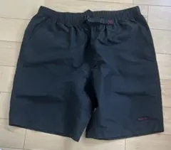 GRAMICCI ブラック ポリエステル　ショートパンツ Lサイズ