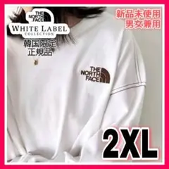 【韓国限定】 NORTH ホワイトレーベル　ESSENTIAL Tシャツ　2XL