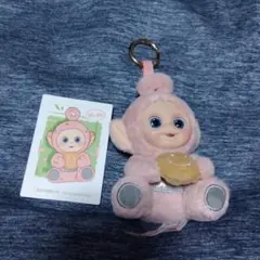 POP MART TELETUBBIES 　ピンクぬいぐるみキーホルダー
