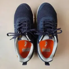 アシックス商事 ラクウォーク ネイビー RM-9213 RIZAP 25.0cm