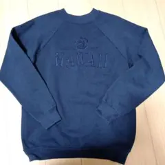 Hanes Hawaii トレーナー M ネイビー