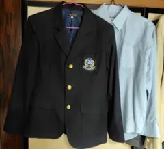 小学生 卒業式 160 男子 ブレザー+シャツ セット