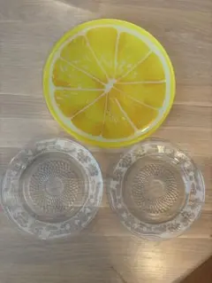 【3点セット】ガラス系　夏　食器