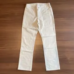 【美品】白色スラックス　ストレートパンツ