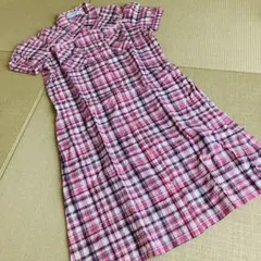 デイジーラバーズ　チェックシャツワンピース　チェック 160