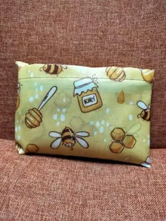 【新品】ハチ柄 エコバッグ 折りたたみ ショッピングバッグ