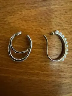 シルバー ゴールド イヤーカフ 2点セット