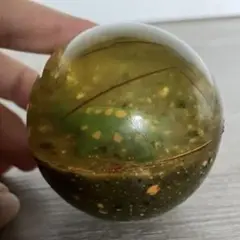 天然石 サーペンティン 丸玉 蛇紋玉 置物 9cm 1.1kg - メルカリ