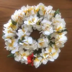 フラダンス用花冠 白と黄色