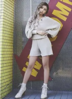 EGOIST 衿付ニットオールインワン