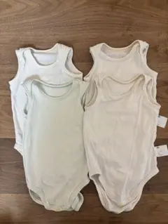 UNIQLO ベビー　コットンメッシュインナーボディ　4枚セット 80cm