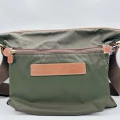 Felisi フェリージ ショルダーバッグ ナイロン レザー カーキ　9362のサムネイル