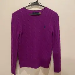Polo Ralph Lauren ケーブルカシミヤセーターXS