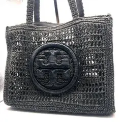 トリーバーチ トートバッグ エラ ハンドクロシェかごバッグ ベージュ