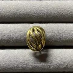 も*꒱様 【片耳】Dior ディオール　イヤリング　ヴィンテージ　ゴールドカラー