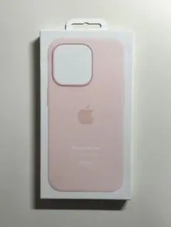 【新品】純正 iPhone 14 Pro シリコンケース・チョークピンク①
