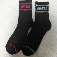 DIESEL ディーゼル カジュアルソックス 新品2足セット 25〜27cmのサムネイル