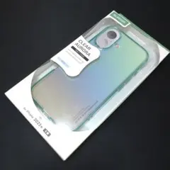 iPhone17 クリアオーロラケース(ブルー)